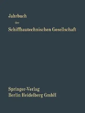 Cover of Jahrbuch Der Schiffbautechnischen Gesellschaft