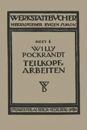Cover of Teilkopfarbeiten