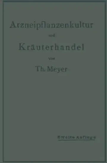 Cover of Arzneipflanzenkultur Und Kräuterhandel
