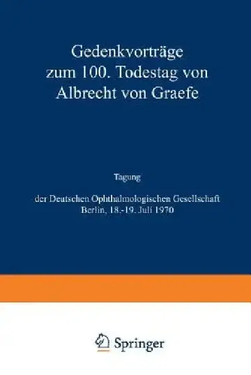 Cover of Albrecht Von Graefe