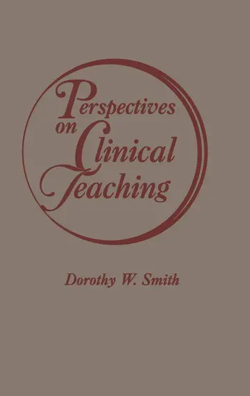 Cover of Perspectives on Clinical Teaching
