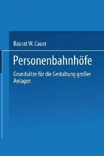 Cover of Personenbahnhöfe