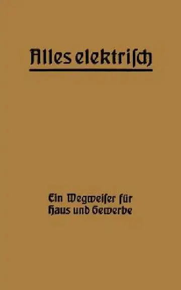 Cover of Alles Elektrisch!