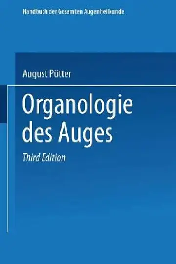 Cover of Organologie Des Auges