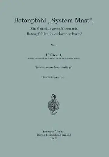 Cover of Betonpfahl "System Mast"
