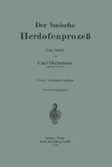 Cover of Der Basische Herdofenprozeß