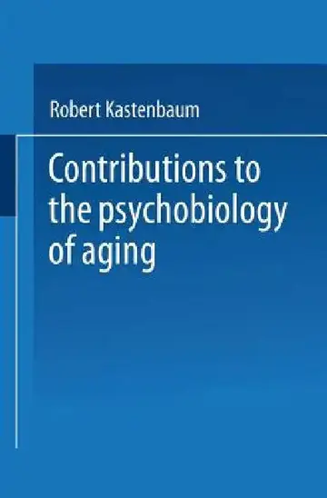 Cover of Contributions to the Psychobiology of Aging