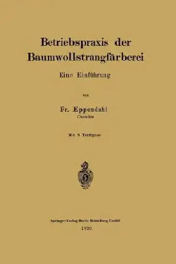 Cover of Betriebspraxis Der Baumwollstrangfärberei