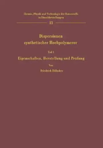 Cover of Dispersionen Synthetischer Hochpolymerer
