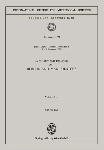 Cover of On Theory and Practice of Robots and Manipulators