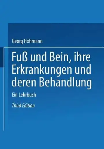 Cover of Fuß Und Bein Ihre Erkrankungen Und Deren Behandlung
