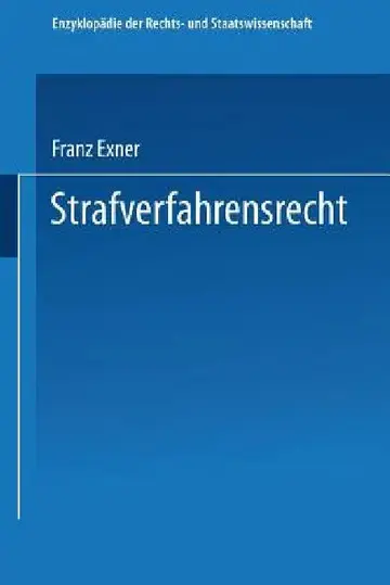 Cover of Strafverfahrensrecht