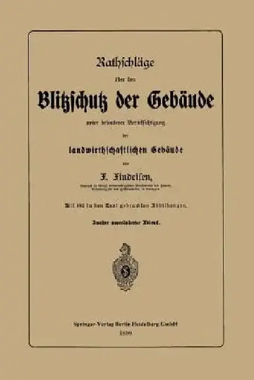 Cover of Rathschläge Über Den Blitzschutz Der Gebäude Unter Besonderer Berücksichtigung Der Landwirthschaftlichen Gebäude