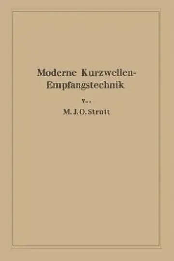 Cover of Moderne Kurzwellen-Empfangstechnik