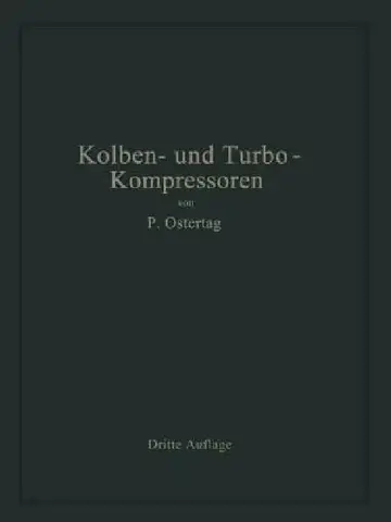 Cover of Kolben- Und Turbo-Kompressoren