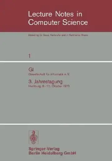 Cover of GI Gesellschaft Für Informatik E. V.
