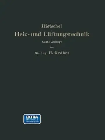 Cover of H. Rietschels Leitfaden Der Heiz- Und Lüftungstechnik