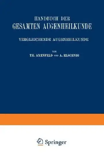 Cover of Handbuch Der Gesamten Augenheilkunde