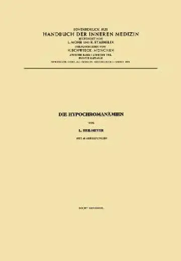 Cover of Die Hypochromanämien