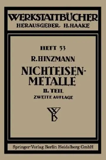 Cover of Nichteisenmetalle