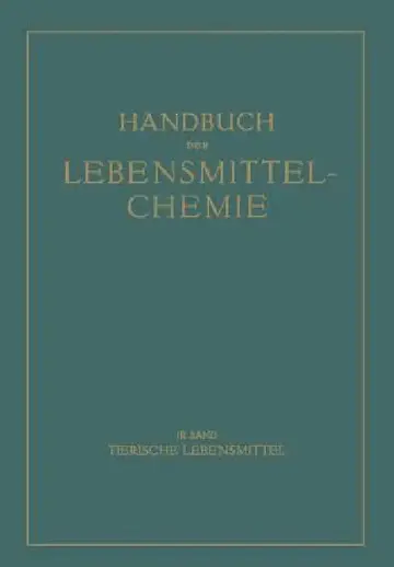 Cover of Tierische Lebensmittel