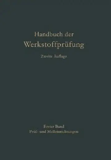 Cover of Prüf- Und Meßeinrichtungen