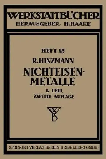 Cover of Nichteisenmetalle