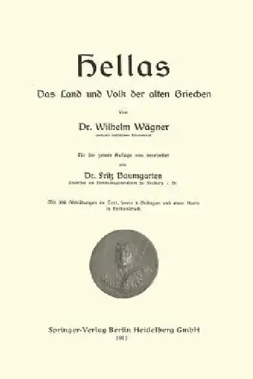 Cover of Hellas Das Land Und Volk Der Alten Griechen