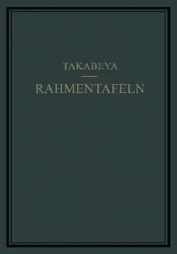 Cover of Rahmentafeln