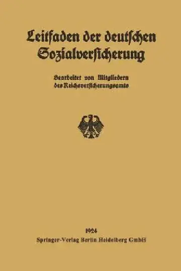 Cover of Leitfaden Der Deutschen Sozialversicherung