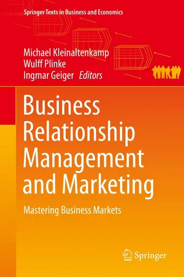 Cover of Business Relationship Management and Marketing