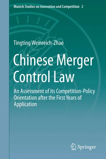 Cover of Chinese Merger Control Law