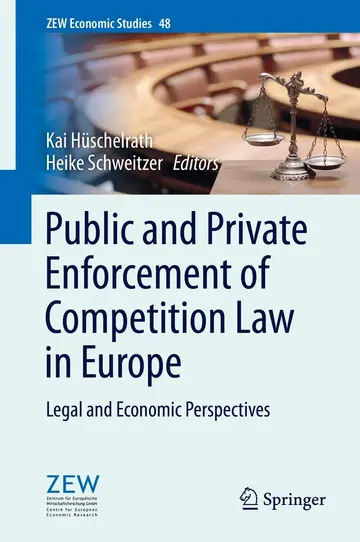 Cover of Public and Private Enforcement of Competition Law in Europe