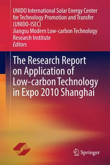 Cover of The Research Report on Application of Low-carbon Technology in Expo 2010 Shanghai