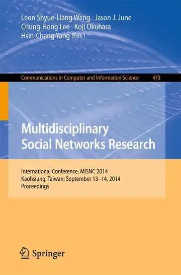 Cover of Multidisciplinary Social Networks Research