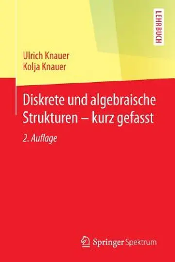 Cover of Diskrete Und Algebraische Strukturen - Kurz Gefasst