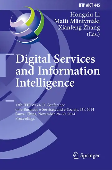 Cover of Digital Services and Information Intelligence