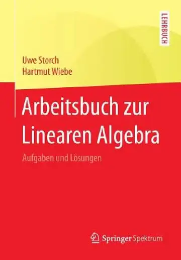 Cover of Arbeitsbuch Zur Linearen Algebra