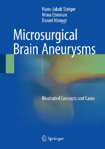 Cover of Microsurgical Brain Aneurysms