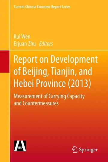 Cover of Report on Development of Beijing, Tianjin, and Hebei Province