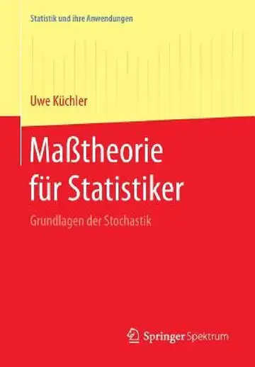Cover of Maßtheorie Für Statistiker