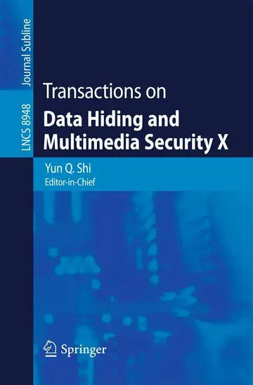 Cover of Transactions on Data Hiding and Multimedia Security X