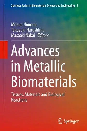 Cover of Advances in Metallic Biomaterials