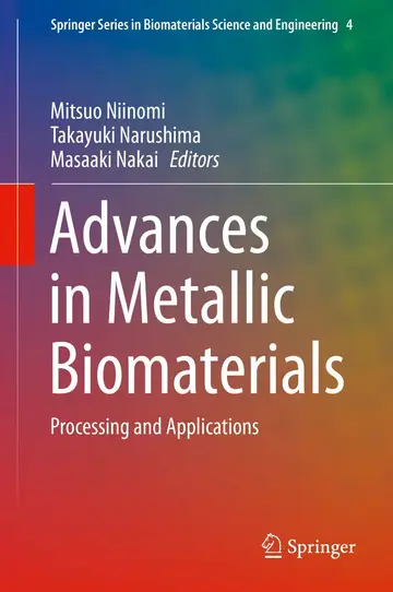 Cover of Advances in Metallic Biomaterials