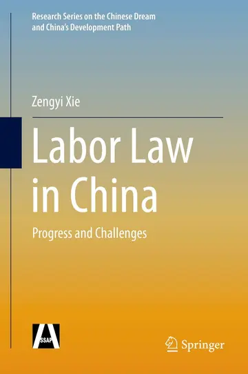 Cover of Labor Law in China