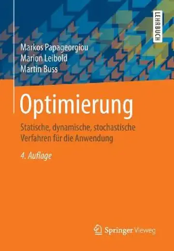 Cover of Optimierung