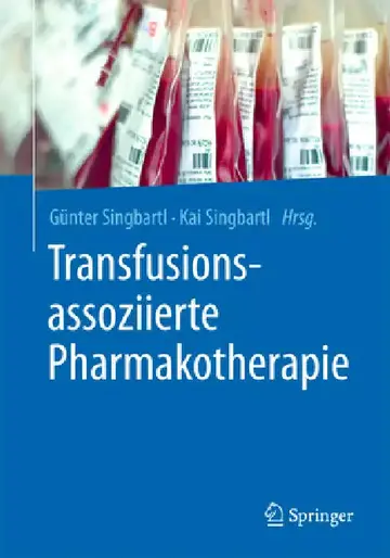 Cover of Transfusionsassoziierte Pharmakotherapie