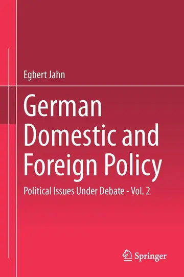 Cover of German Domestic and Foreign Policy