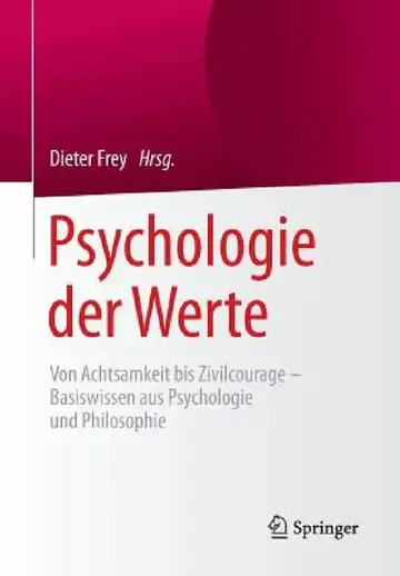 Cover of Psychologie Der Werte