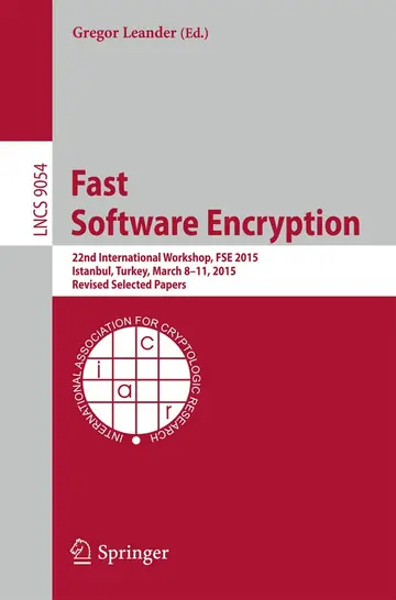Cover of Fast Software Encryption